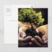 Earth Hands Briefkaart (Voorkant / Achterkant)