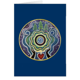Earth Healing Mandala Card