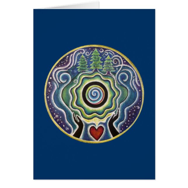 Earth Healing Mandala Card (Voorkant)