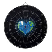 Earth Heart Dart Board Dartbord (Voorkant)