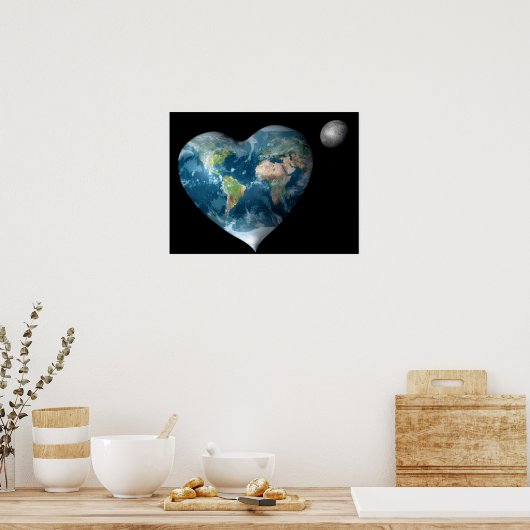 Earth Heart Poster (Keuken)