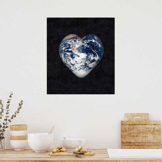 Earth Heart Poster (Keuken)