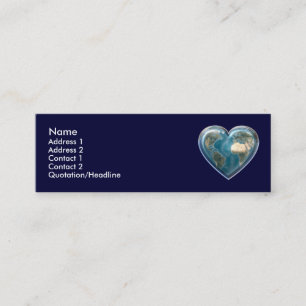 Earth Heart Profile Card Mini Visitekaartje