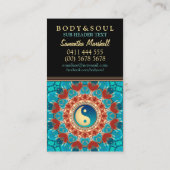 Earth Hearts Mandala Yin Yang Visitekaartjes (Achterkant)