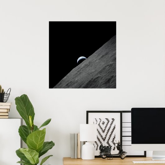 Earth Horizon Poster (Thuiskantoor)