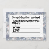 Earth Hour Clock 21:30 Kaart (Achterkant)