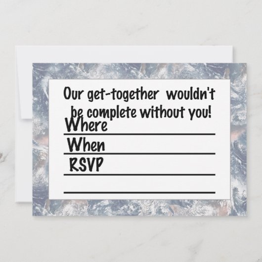 Earth Hour Clock 21:30 Kaart (Achterkant)