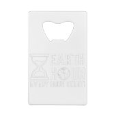 Earth Hour Creditkaart Flessenopener (Achterkant)
