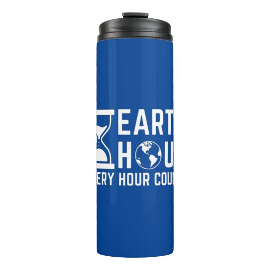 Earth Hour Thermosbeker (Voorkant)