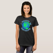 EARTH-I identificeer me als aardling, mensen, mens T-shirt (Voorkant volledig)