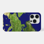Earth image maps  iPhone hoesje (Achterkant horizontaal)