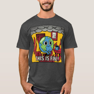 Earth It Fine Room on Fire Black van Tobe Fonseca T-shirt