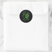Earth Jubileum Environmental Awareness Earth Da Ronde Sticker (Tas)