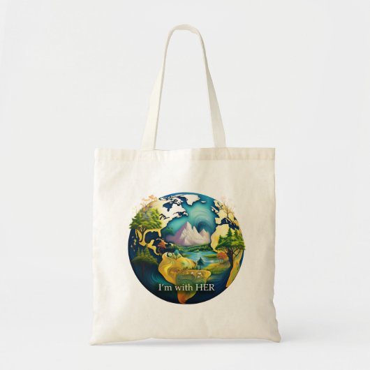 Earth Keeper Tas - Draag het land met zorg (Voorkant)