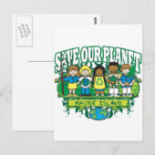 Earth Kinder Rhode Island Briefkaart (Voorkant / Achterkant)