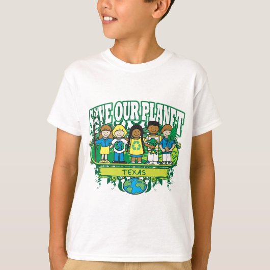 Earth Kinder Texas T-shirt (Voorkant)