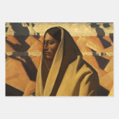 "Earth Knower" Westerne kunst van Maynard Dixon Inpakpapier Vel (Voorkant)