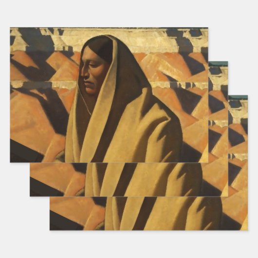 "Earth Knower" Westerne kunst van Maynard Dixon Inpakpapier Vel (Set)