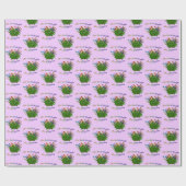 Earth Laughs Flowers Inspirerend Quote Cadeaupapier (Vlak)