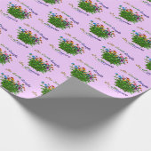 Earth Laughs Flowers Inspirerend Quote Cadeaupapier (Hoek)