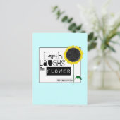 Earth Laughs in Flower Briefkaart (Staand voorkant)