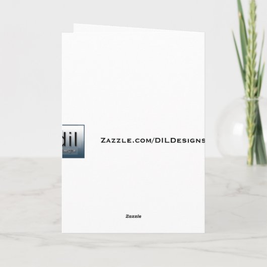 Earth Laughs in Flowers Bedankkaart (Achterkant)