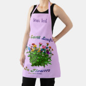 Earth Laughs in Flowers Inspirerend gepersonalisee Schort (Insitu)