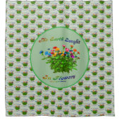 Earth Laughs in Flowers Inspirerend Quote Douchegordijn (Voorkant)