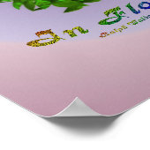 Earth Laughs in Flowers Inspirerend Quote Poster (Hoek)