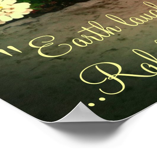 Earth Laughs in Flowers Poster (Hoek)