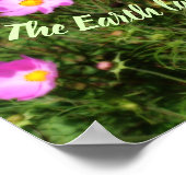 Earth Laughs in Flowers Quote Inspirerend Poster (Hoek)