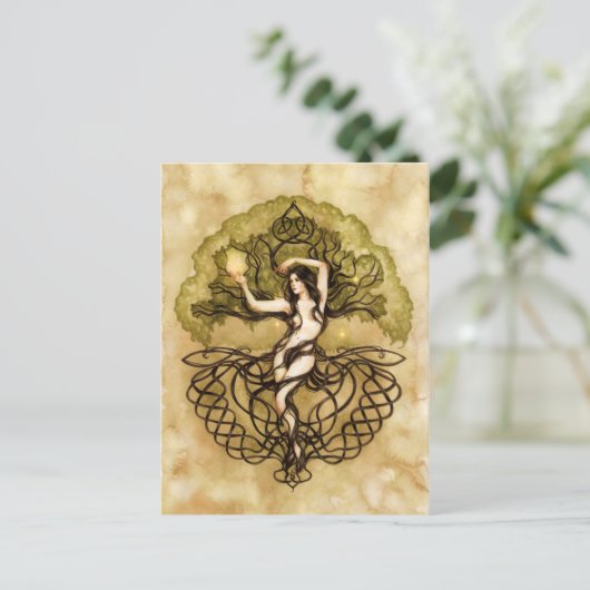 Earth Life Magic Briefkaart (Staand voorkant)