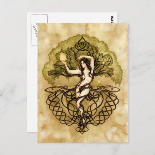 Earth Life Magic Briefkaart (Voorkant / Achterkant)