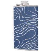 Earth Line Topografische organische print. Heupfles (Links)