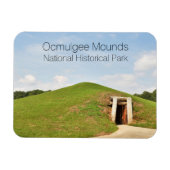 Earth Lodge, Ocmulgee Mounds, Georgia Magneet (Horizontaal)