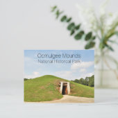 Earth Lodge, Ocmulgee Mounds, Verenigde Staten Briefkaart (Staand voorkant)