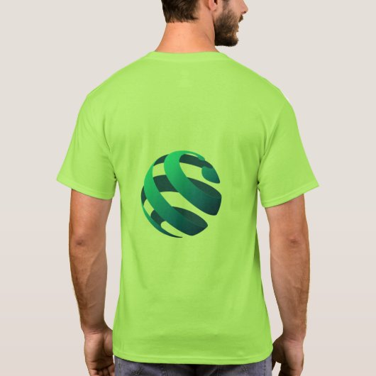 Earth logo dezine t-shirt (Achterkant)