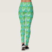 Earth Love aangepaste kleuren-leggings Leggings (Achterkant)