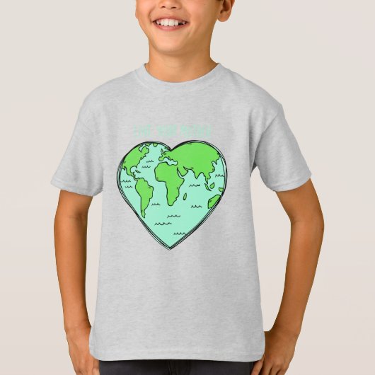 Earth Love aangepaste text shirten & jackets (Voorkant)
