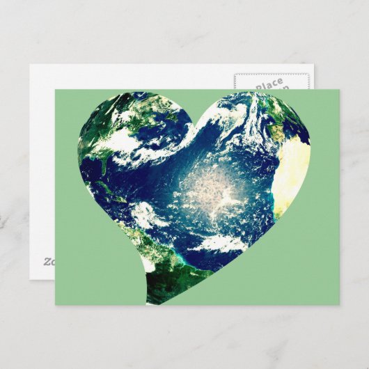 Earth Love Briefkaart (Voorkant / Achterkant)