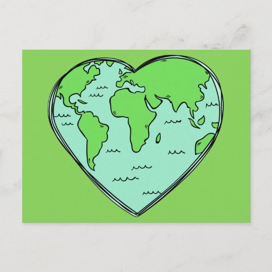Earth Love briefkaart (Voorkant)