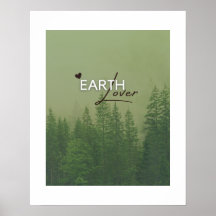 Earth lover Print, Value Poster papier (mat)