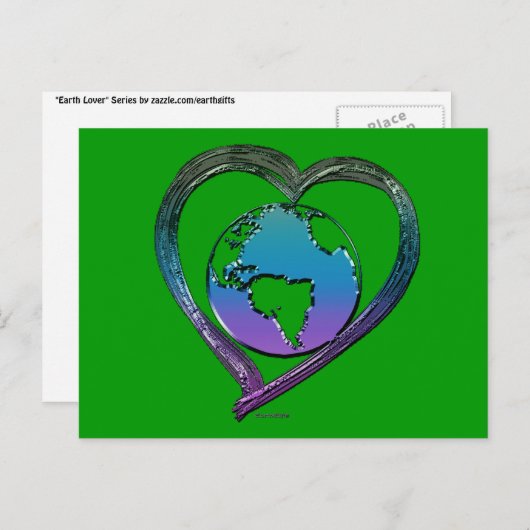 EARTH LOVER-serie Briefkaart (Voorkant / Achterkant)