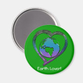 EARTH LOVER-serie Magneet (Voorkant / Achterkant)