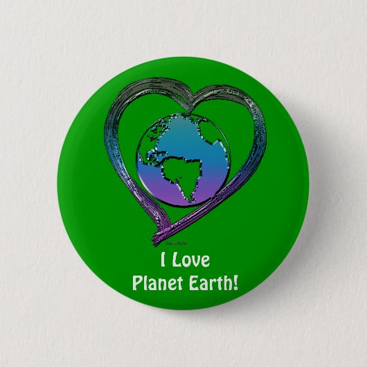 EARTH LOVER-serie Ronde Button 5,7 Cm (Voorkant)