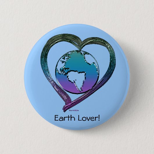 EARTH LOVER-serie Ronde Button 5,7 Cm (Voorkant)