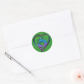 EARTH LOVER-serie Ronde Sticker (Envelop)