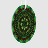 Earth Mandala Acryl Ornament (voorkant)