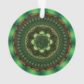 Earth Mandala Acryl Ornament (achterkant)