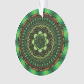 Earth Mandala Acryl Ornament (voorkant)